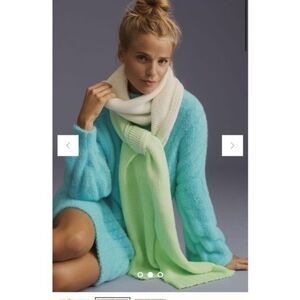 NWOT Anthropologie Skinny Ombre Scarf